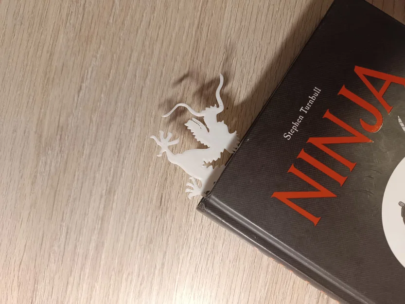 Mẫu kẹp sách hình rồng (Dragon Bookmarks) độc đáo cho người yêu sách - Image 2