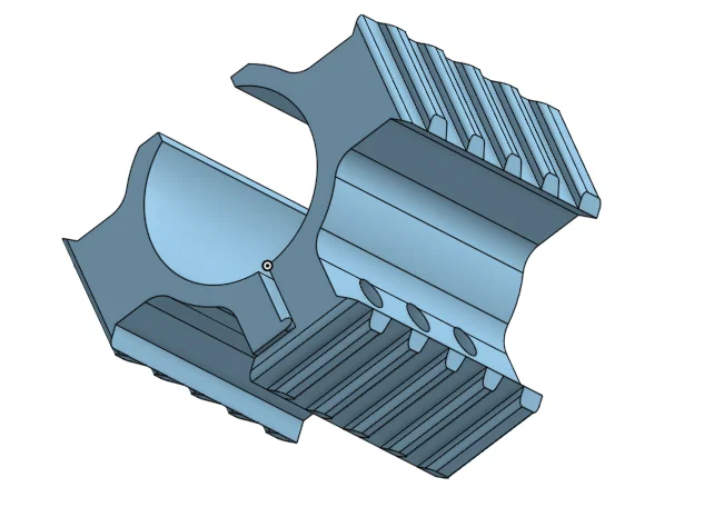 Ngàm gắn chân chống và ốp tay 3D cho Umarex Notos, PP750 - Image 3