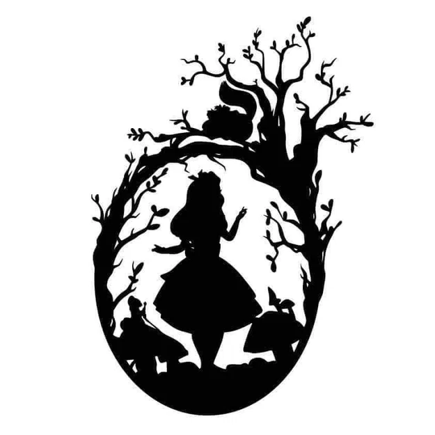 Mô hình tranh treo tường Alice in Wonderland - Trang trí Disney cực xinh - Image 1