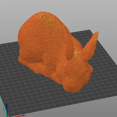 Mô hình thỏ Brooding Bunny - Tác phẩm điêu khắc 3D độc đáo