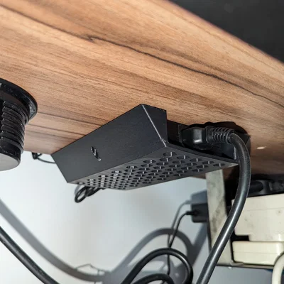 Giá đỡ sạc laptop gắn dưới bàn (Laptop Charger Undertable Mount)