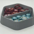 Khay Lục Giác Xếp Chồng Đựng Token Cho Boardgame (tùy chọn vách ngăn) - Thumbnail 1