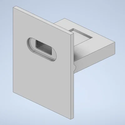 Nắp che nguồn dùng board decoy USB-C cho PS2 Fat