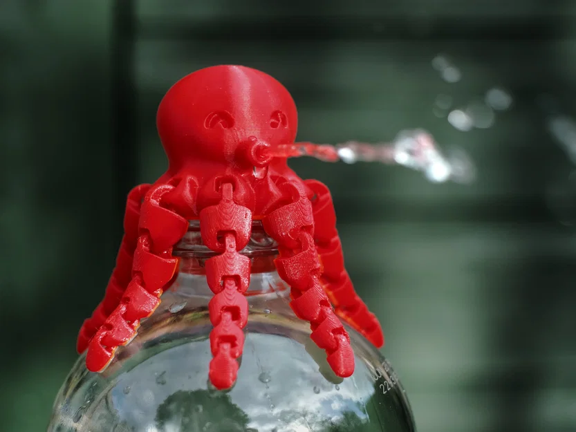 Bạch Tuộc Phun Nước Dễ Thương (Cute Squirty Octopus) - Image 1