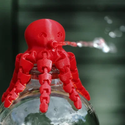Bạch Tuộc Phun Nước Dễ Thương (Cute Squirty Octopus)