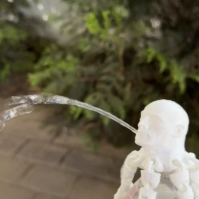 Nắp chai nước hình Rock-topus độc lạ: Mô hình 3D kết hợp Fidget