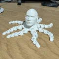 Nắp chai nước hình Rock-topus độc lạ: Mô hình 3D kết hợp Fidget - Thumbnail 2