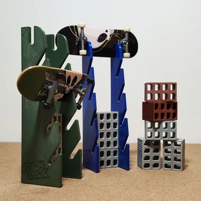 Kệ trưng bày Finger Skate Tech Deck độc đáo - Tự in 3D