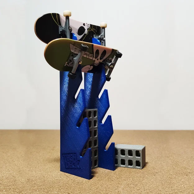 Kệ trưng bày Finger Skate Tech Deck độc đáo - Tự in 3D - Image 2