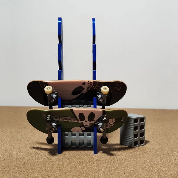 Kệ trưng bày Finger Skate Tech Deck độc đáo - Tự in 3D - Image 3