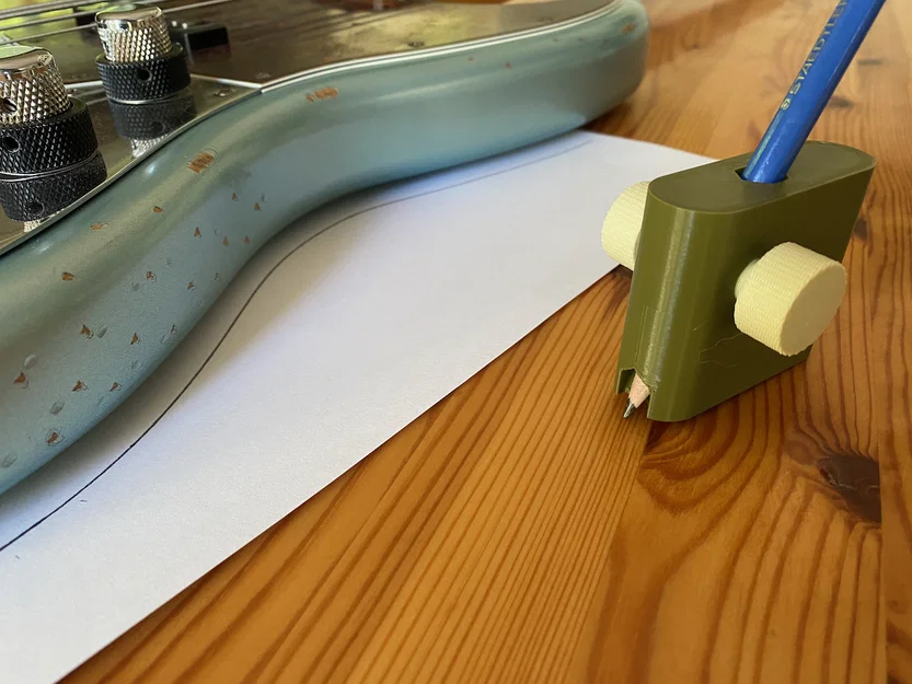 Dụng cụ hỗ trợ sao chép đường cong cho Guitar và Bass - Image 1
