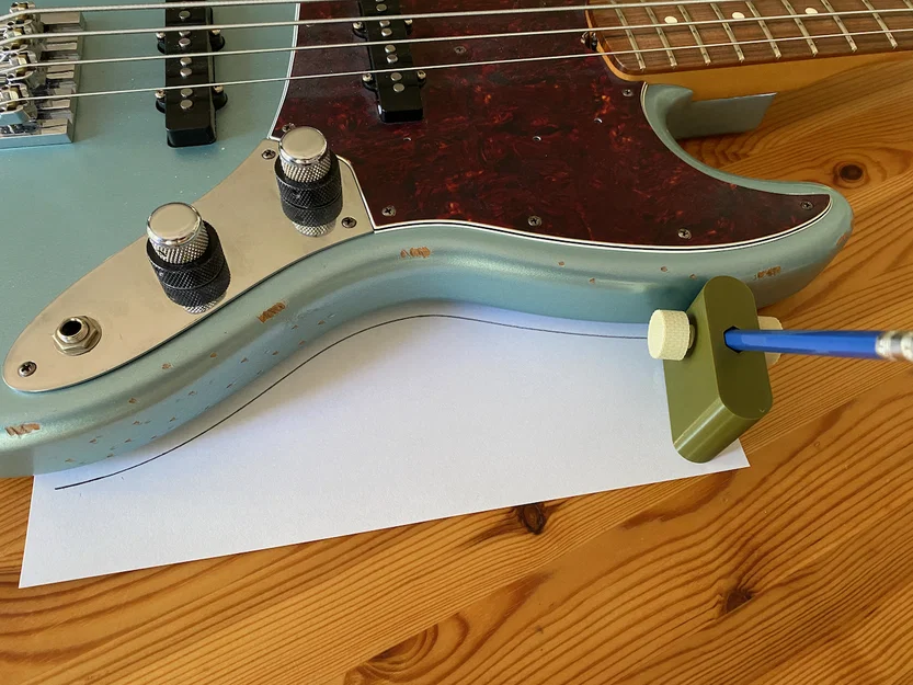 Dụng cụ hỗ trợ sao chép đường cong cho Guitar và Bass - Image 3