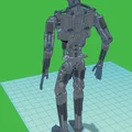 Mô hình robot T-800-A phiên bản đơn giản hóa cho in 3D - Thumbnail 4