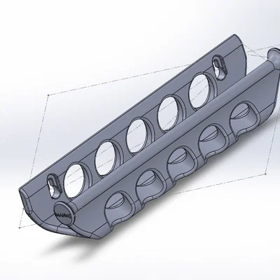 Giá treo tường cho túi xe đạp Ortlieb (DIY 3D Print)