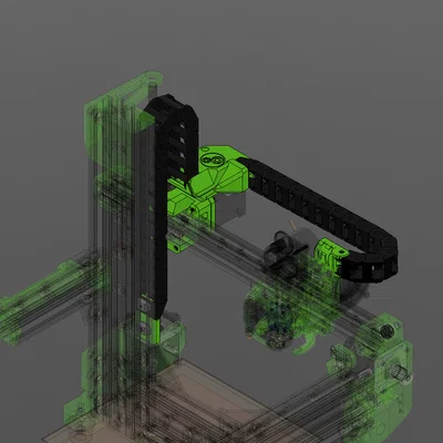V-Minion Drag-Chain Assembly V2 (Z+X) – Bộ drag-chain trục Z & X