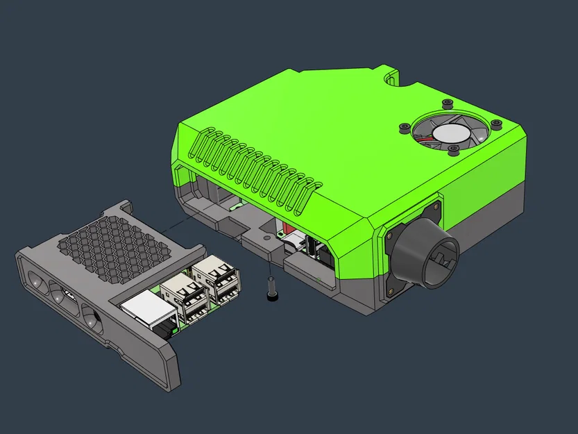 Vỏ Electronics Enclosure RatRig V-Minion (gắn sau) - Image 1
