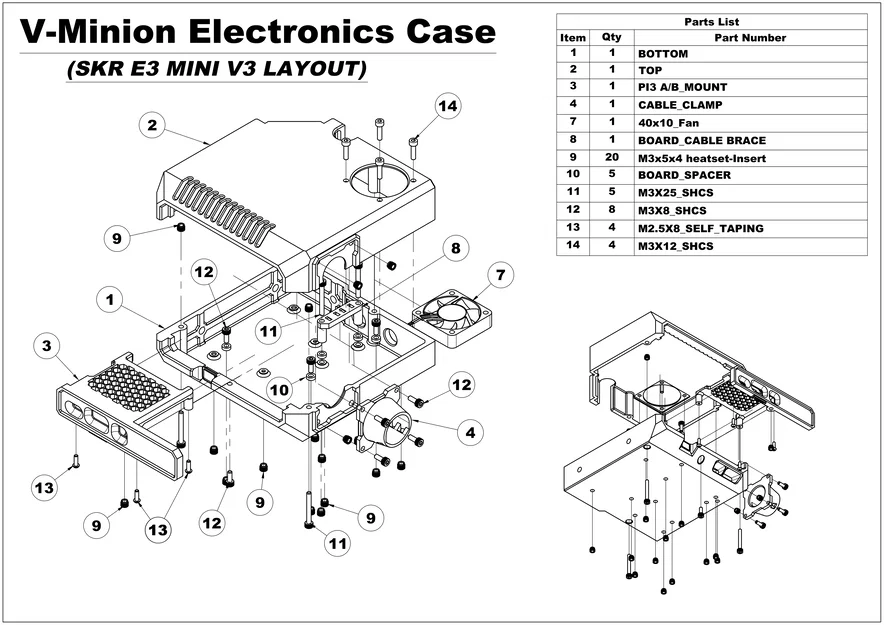Vỏ Electronics Enclosure RatRig V-Minion (gắn sau) - Image 3
