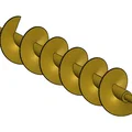 Trục Vít Xoắn Ốc (Conductor Helicoidal) Cho Mô Hình Truyền Động Cơ Khí - Thumbnail 2