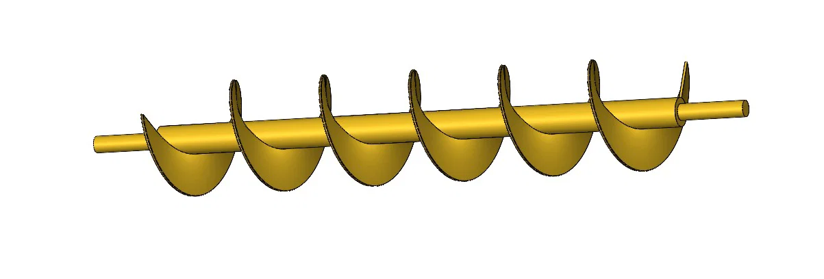 Trục Vít Xoắn Ốc (Conductor Helicoidal) Cho Mô Hình Truyền Động Cơ Khí - Image 3
