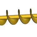 Trục Vít Xoắn Ốc (Conductor Helicoidal) Cho Mô Hình Truyền Động Cơ Khí - Thumbnail 3