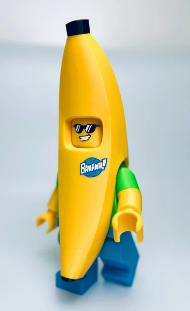 Trang phục đầu Banana Guy cho LEGO tỉ lệ 6:1 - Image 1