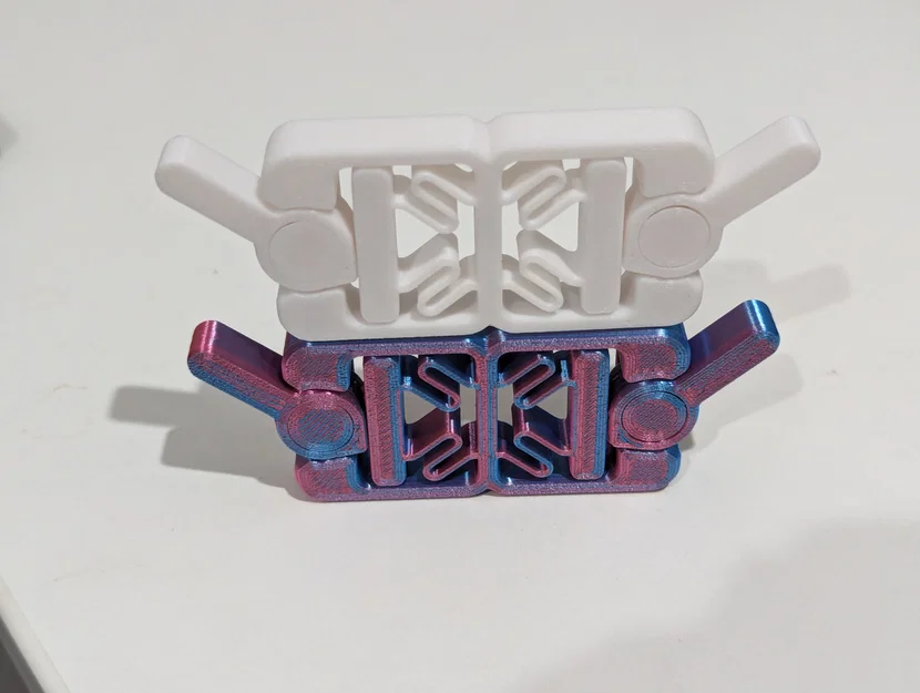 Đồ chơi fidget công tắc đôi in 3D (Print-in-Place Twin Switch) - Image 2