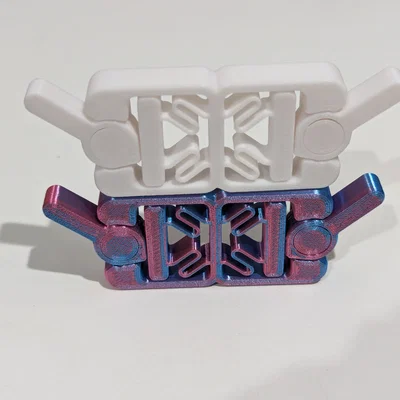 Đồ chơi fidget công tắc đôi in 3D (Print-in-Place Twin Switch)