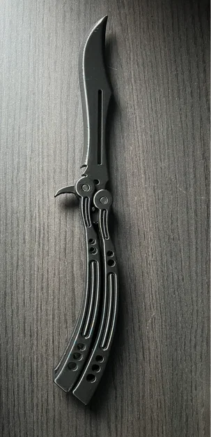 Mô hình dao bướm Butterfly Knife CS:GO in 3D ấn tượng - Image 1