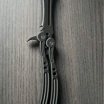 Mô hình dao bướm Butterfly Knife CS:GO in 3D ấn tượng