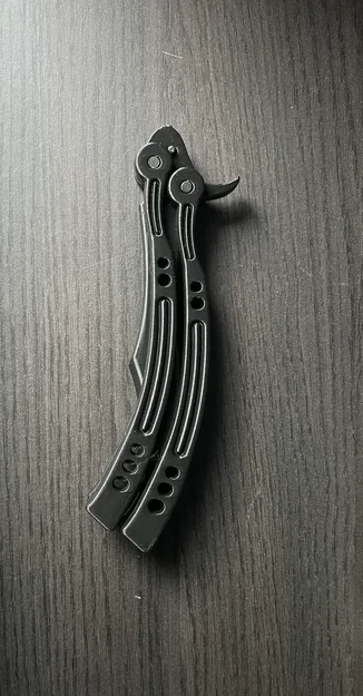Mô hình dao bướm Butterfly Knife CS:GO in 3D ấn tượng - Image 2