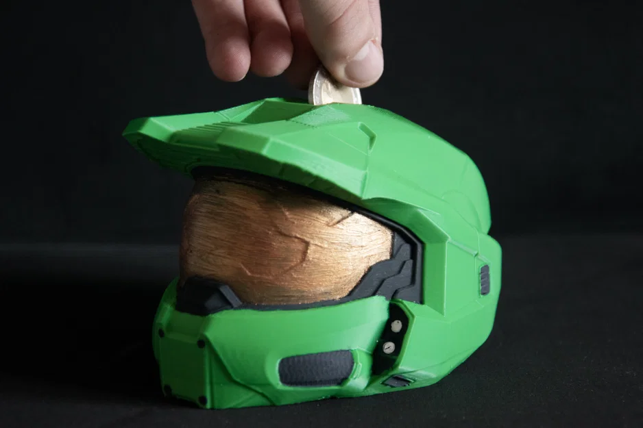 Halo - Mũ bảo hiểm Master Chief - Heo đất - Image 1