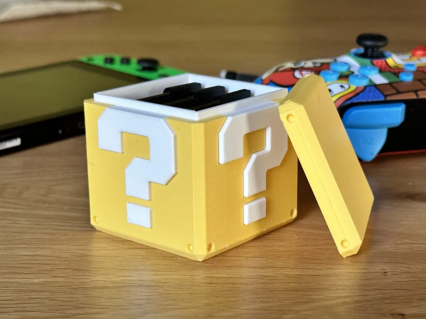 Khối Dấu Hỏi Super Mario & Giá Đỡ Cartridge - Image 1