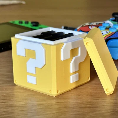Khối Dấu Hỏi Super Mario & Giá Đỡ Cartridge