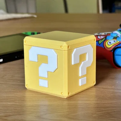 Khối Dấu Hỏi Super Mario & Giá Đỡ Cartridge