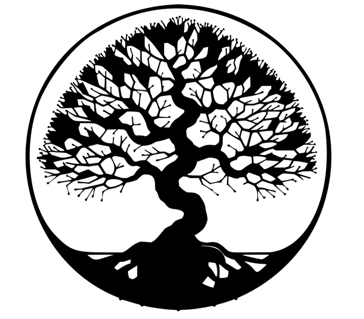 Tranh treo tường 3D nghệ thuật: Cây Bonsai và Mặt Trời (Rising Sun) - Image 1