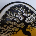 Tranh treo tường 3D nghệ thuật: Cây Bonsai và Mặt Trời (Rising Sun) - Thumbnail 5