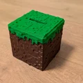 Ống heo tiết kiệm hình khối cỏ Minecraft (Grass Block Piggy Bank) - Thumbnail 1