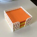 Khay đựng giấy note 100x100mm thiết kế Voronoi hiện đại - Thumbnail 1