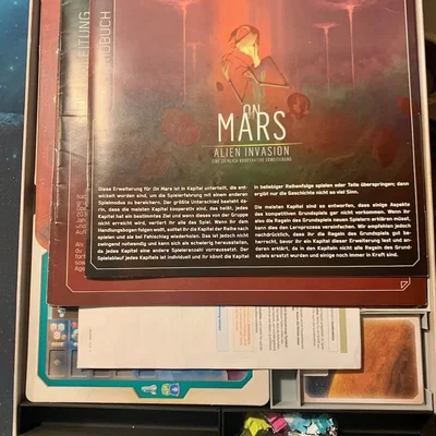 Insert/Organizer On Mars + Upgrade Pack + Alien Invasion Expansion