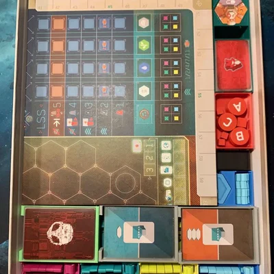 Insert/Organizer On Mars + Upgrade Pack + Alien Invasion Expansion