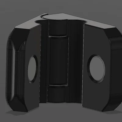 Kẹp giữ dây cáp từ tính (Magnetic Cable Clip) - Thiết kế Print In Place