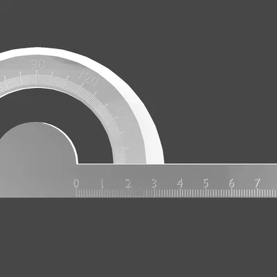 Thước đo góc Print-in-place (Angle Protractor)