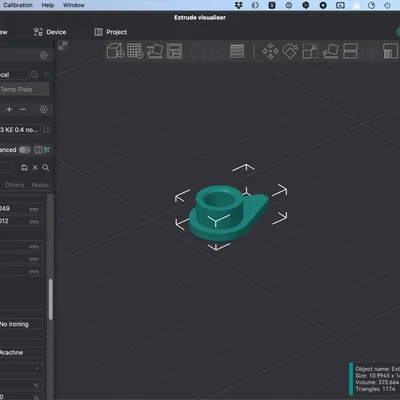 Extruder Visualizer – Visualizer extruder hình khối đơn giản