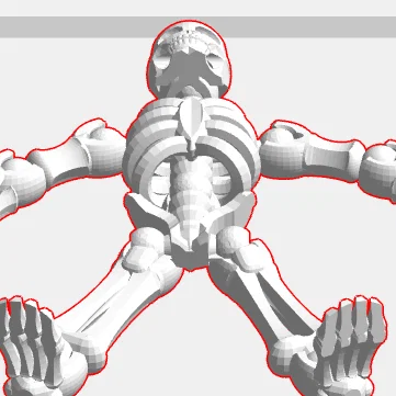 Mô hình bộ xương người cử động linh hoạt (Skeleton) in 3D