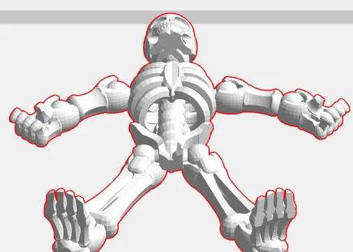 Mô hình bộ xương người cử động linh hoạt (Skeleton) in 3D 1