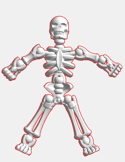 Mô hình bộ xương người cử động linh hoạt (Skeleton) in 3D - Image 2