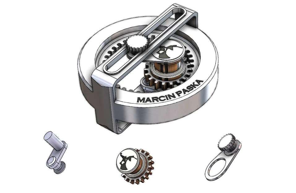 Mô hình cơ cấu bánh răng Gear Mechanism chất lượng cho máy in 3D - Image 1