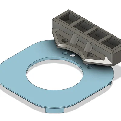 TT SpaceMouse V2 - Nắp có mount gắn adapter 4 MX Switch