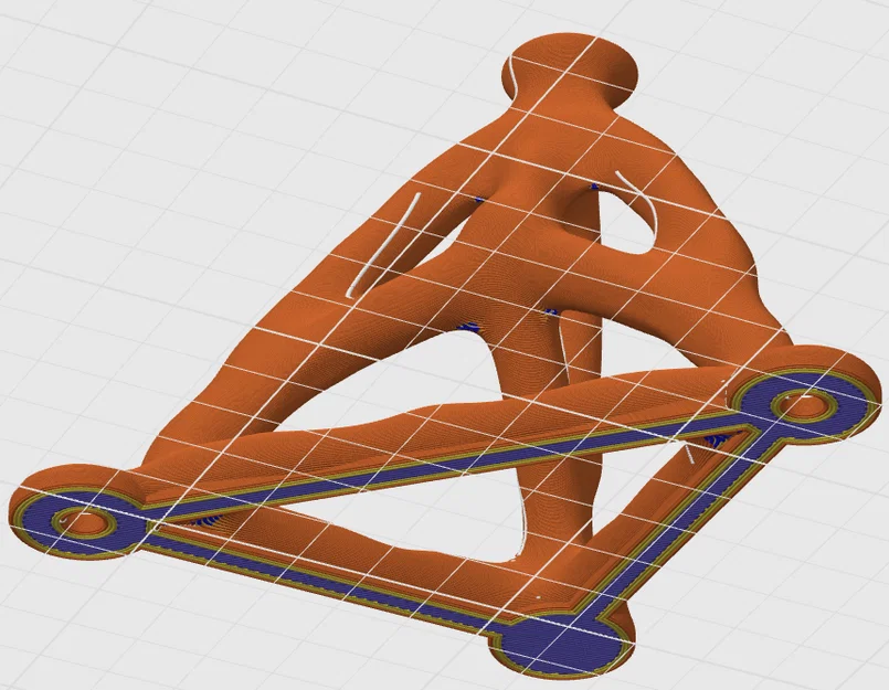 Chân đế kệ bàn làm việc thiết kế tạo sinh tối ưu in 3D - Image 1