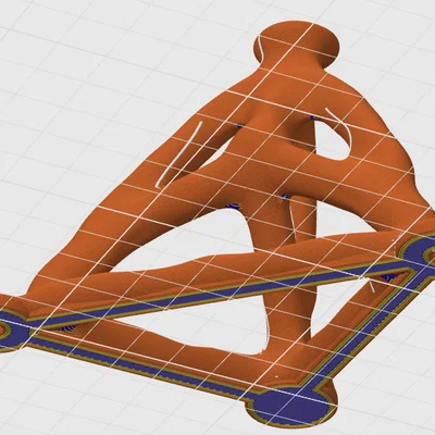 Chân đế kệ bàn làm việc thiết kế tạo sinh tối ưu in 3D